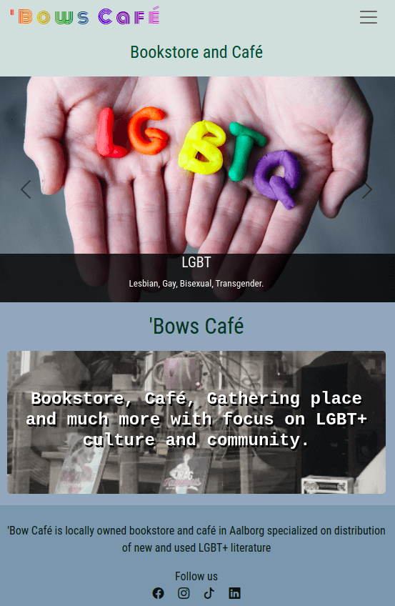 Bow's Cafe - cafe and bookstore for LGBT community
